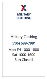 Military Clothing & Sales